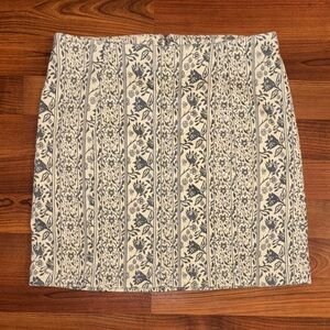 Free People Floral Patterned Skirt size 12